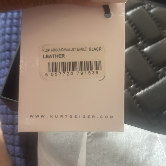 Brand NEW Kurt Geiger Leather Zip Around Wallet - Picture 4 of 5